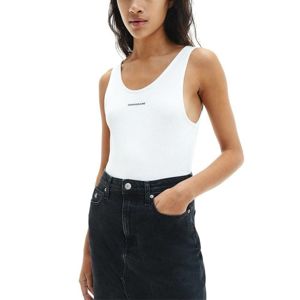 Calvin Klein dámské bílé body - S (YAF)